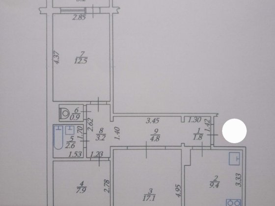 Продається 3х кімнатна квартира Охтирка