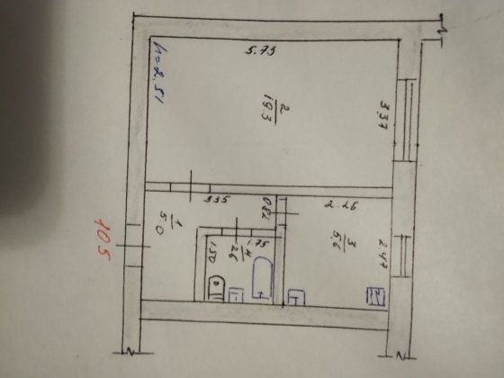 Продам однокімнатну квартиру Олександрія
