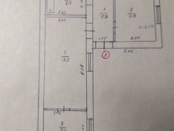 2-комнатная квартира в одноэтажном доме Бердичів