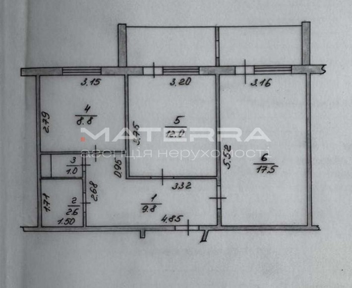 Продаж квартири 56 м2 в будинку Амбулаторії поруч ЖД - фото 1
