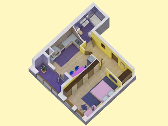 1-но кімнатна квартира 49 кв.м. у Василькові Васильков