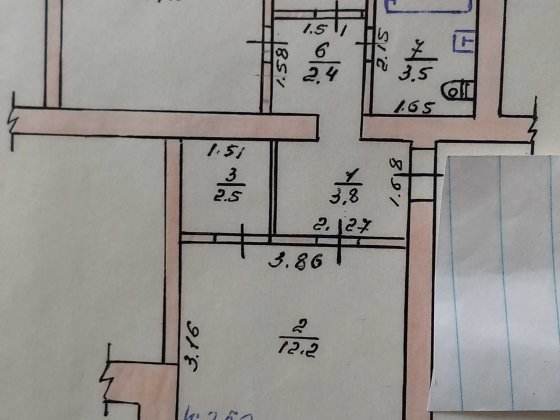Продам 2-х кімнатну квартиру Глухов