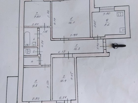 Продам 4ком 8/9 М,Чиженка Кирп дом,комн разд,Без долгов!!! Кам'янське