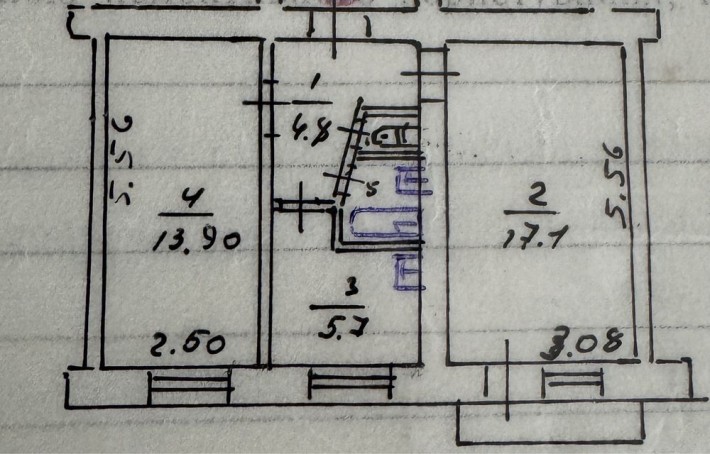 2к квартира Жмеринка центр - фото 1