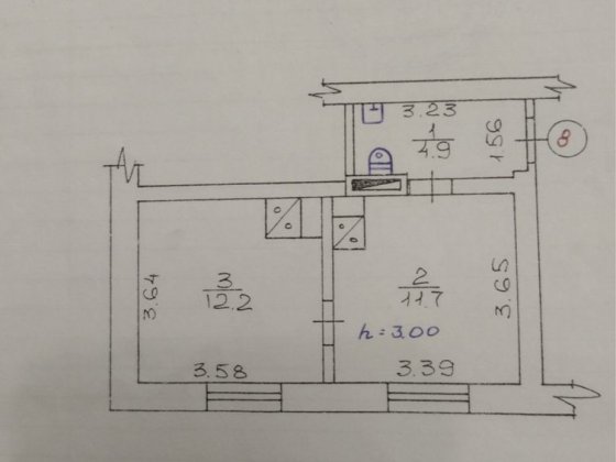 Продам 1-но кімнатну квартиру Здолбунов