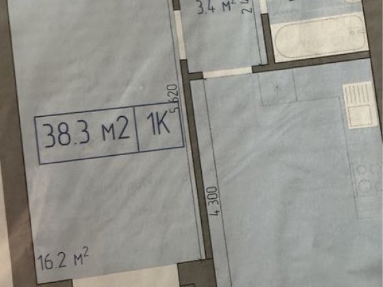 Квартира однокомнатная  Измаил новострой