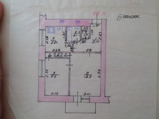 2 кімнатна квартира м. Ізмаїл район юбілейний