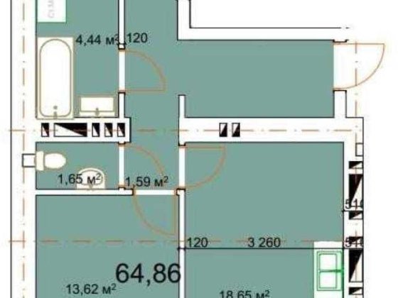 2 кімнатна квартира в ЖК Family House Калуш