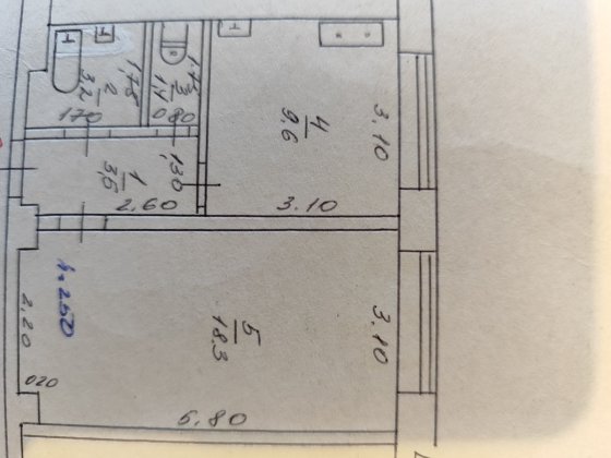 Продам 1-кімнатну квартиру Канев