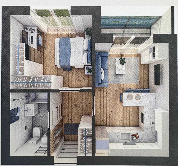 СЕРТИФІКАТ, ЄОСЕЛЯ-ТАК! 1 к квартира в ЖК Brickwood 2 37.5 м2+балкон - фото 1