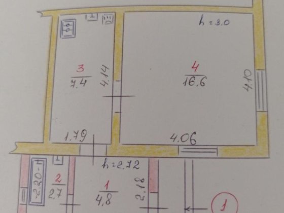 Продам 1-кімнатну квартиру Ковель