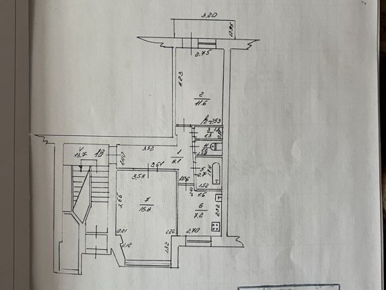 2 кімнатна квартира під ремонт Коломия