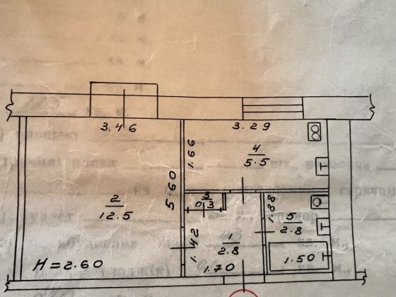 Однокімнатна квартира з меблями Конотоп