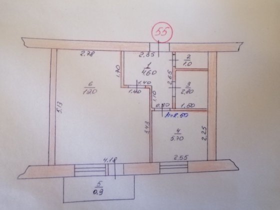 1-кімнатна квартира 3 мікрорайон Берестин