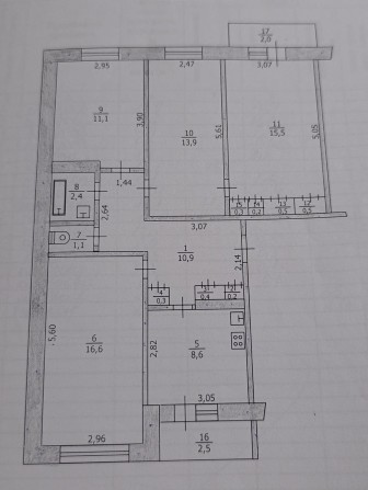 Продам 4 кімнату квартиру - фото 1