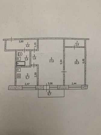 Продам 2-х кімнатну квартиру - фото 1