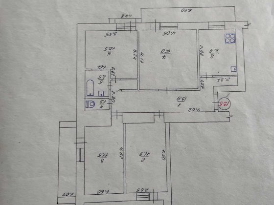 Простора 4-кімнатна|Машбуд |92 м²|4 балкони єОселя єВідновлення Смела