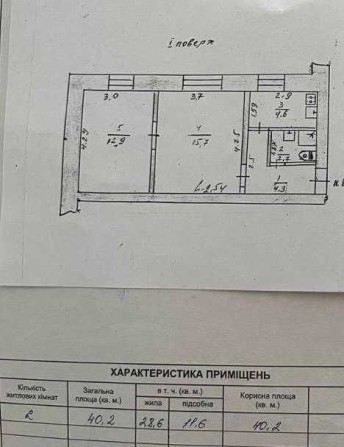 продаж двокімнатної квартири, центр - фото 1