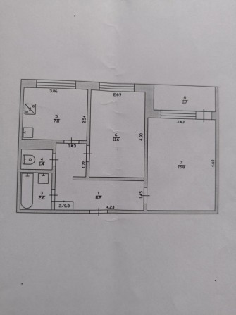 Продаж двох кімнатної квартири - фото 1