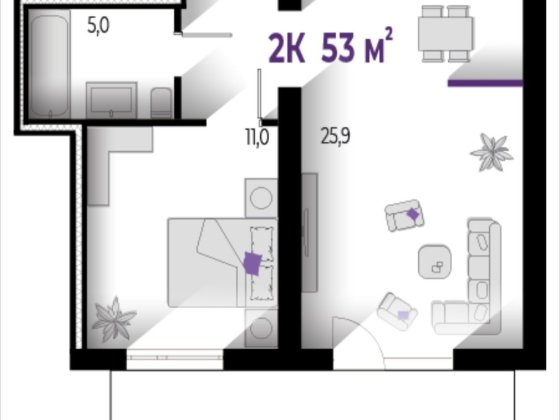 ЖК Wawel 2к квартира від ЗАБУДОВНИКА Вовчинець