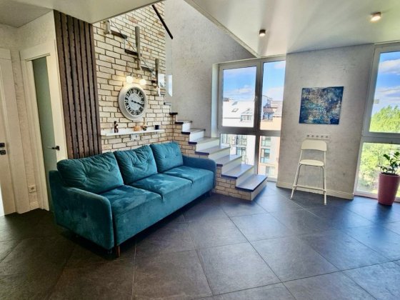 Велика, стильна, дворівнева 4-к квартира з терасою, ЖК Білий шоколад Белогородка