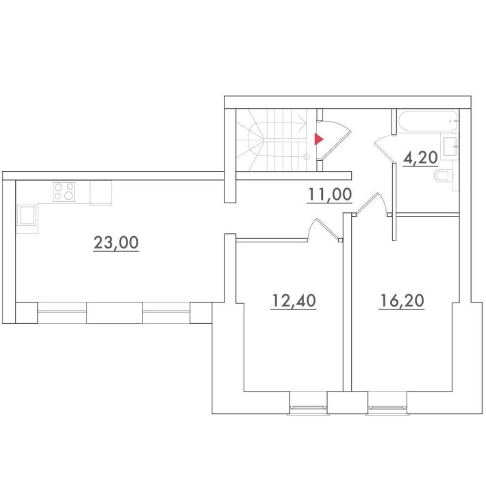 2-кімн. квартира в новому ЖК Desna Park Residence (єОселя підходить) - фото 1