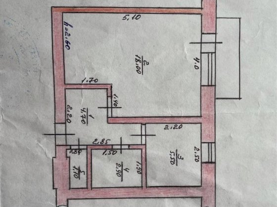 Однокімнатна квартира Врадіївка