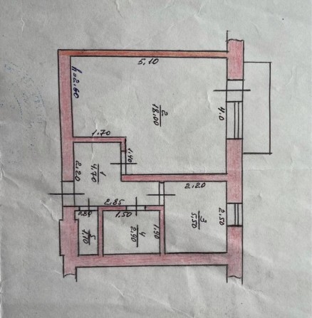 Однокімнатна квартира - фото 1