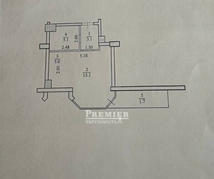 Найкраща ціна!1-кімн квартира 32м2 в новому зданому комплексі 27000 уо - фото 1