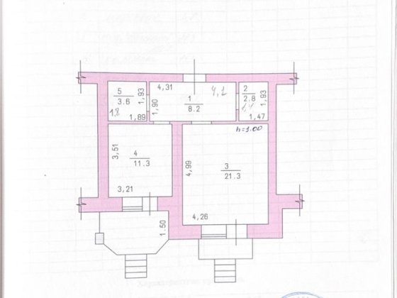 Продам 1к квартиру (не жилой фонд) Одесская 9 Великодолинское