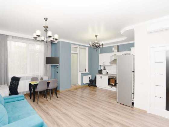 Продается однокомнатная квартира с ремонтом в современном ЖК Лиманка