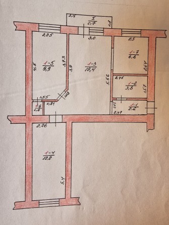 3хкімнатна квартира - фото 1