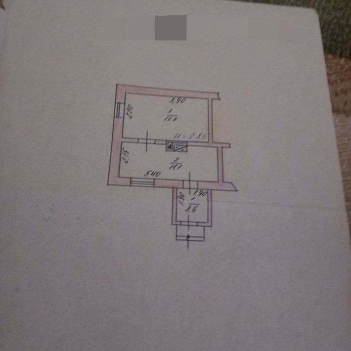 Продаж газифікованої, 1 кімнатної квартири "на землі".Район 4 школи. - фото 1