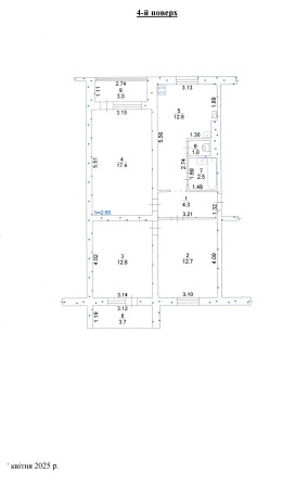 Продам 3-х комнатную квартиру - фото 1