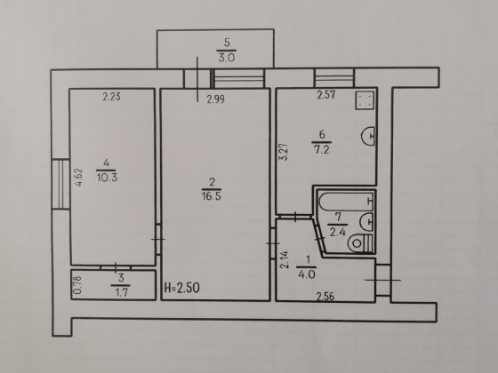 Квартира в смт Ладан, Чернігівська область. Варва