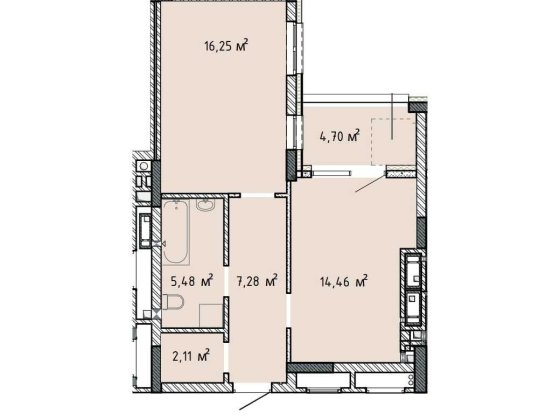 Продаж 1-к квартири 50м2 KronaPark2. Без комісії % Бровары