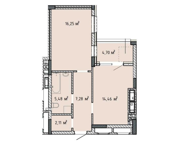 Продаж 1-к квартири 50м2 KronaPark2. Без комісії % - фото 1