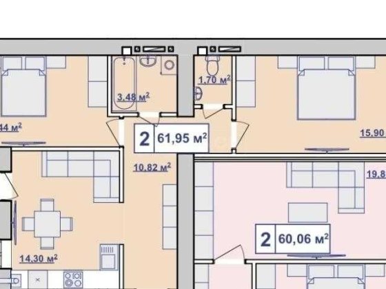 Простора 2кім. квартира 62м2! ТЕРМІНОВИЙ ПРОДАЖ Ивано-Франковск