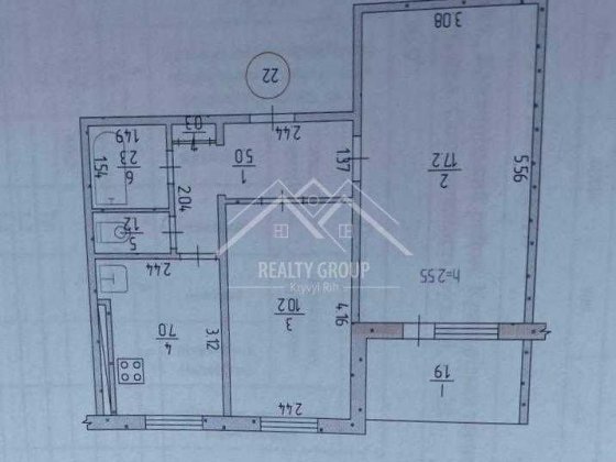 Продаж 2-к. кв. мікрорайон Ювілейна, по вул Співдружності 84 Кривий Ріг