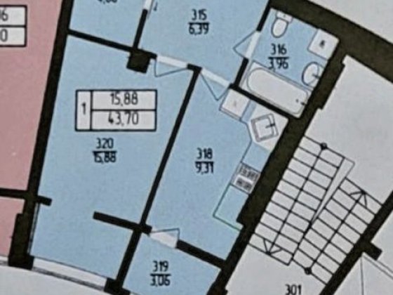 Однокімнатна квартира в новобудові Ровно