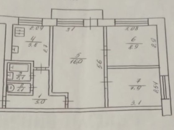 3 кімнатна квартира на Гагаріна (Новінка, Автовокзал) Кривой Рог