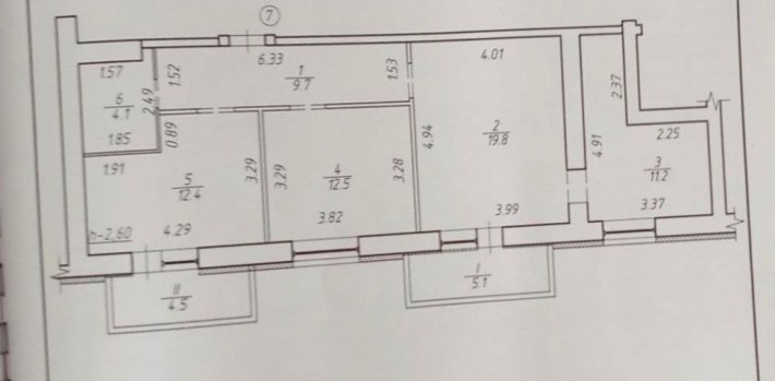 Продаётся 3-х комнатная квартира в районе Эспланада - фото 1