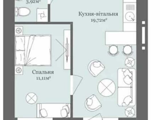 Чудова квартира в новобудові ЖК West Towers Ужгород