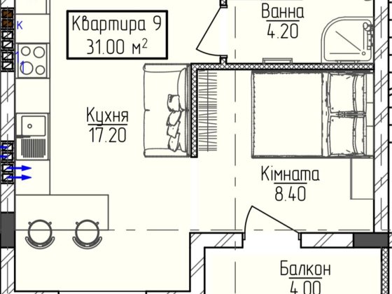Продаж квартири в центрі Ужгород