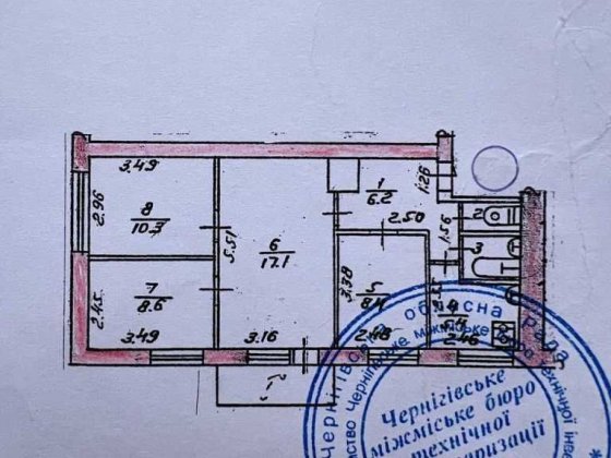 4 кімнатна квартира вулиця Тероборони Чернигов