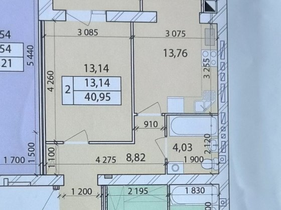 Продам квартиру. Однокімнатна. Масани. Будинок зданий. Чернигов