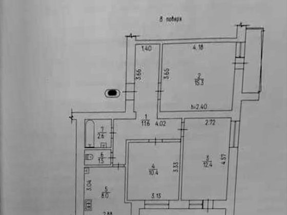 Продаж 3-кімнатна квартира біля Дніпра! Черкаси