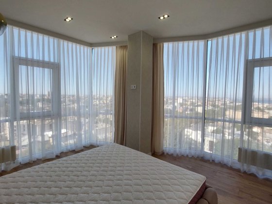 Первая аренда! Элитная 3 комнатная  вид моря+терраса 18 Жемчужина Одесса