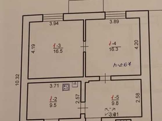 Оренда частини будинку в с.Рудне(2 кімнати - 70 кв.м.) Рудное