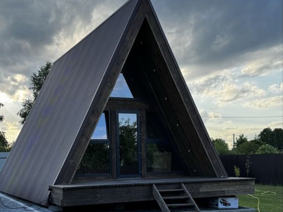 Будинок для відпочинку A-frame з ділянкою (дача) Липини